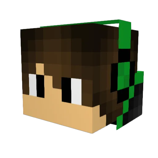 itsmarian Minecraft avatar head, 3D render