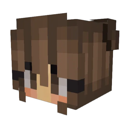 itsmccomplicated Minecraft avatar head, 3D render