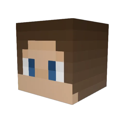 itsmeAA101 Minecraft avatar head, 3D render