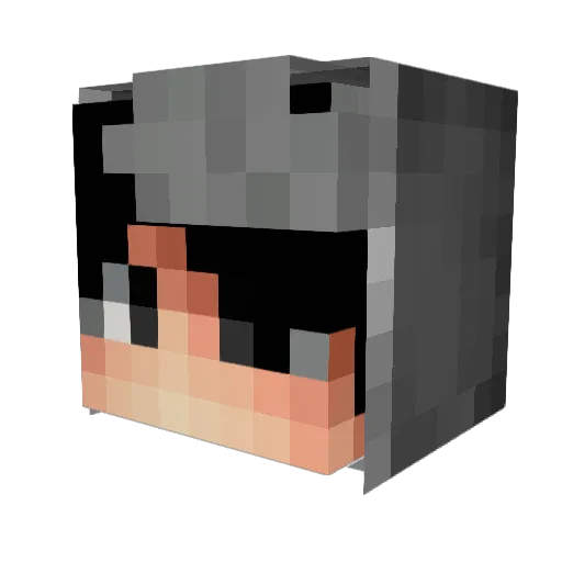 itsmefunnyboy Minecraft avatar head, 3D render