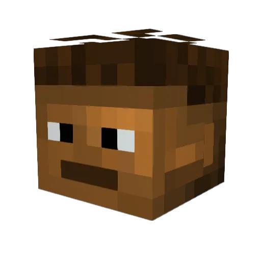 itsmefunnyman Minecraft avatar head, 3D render