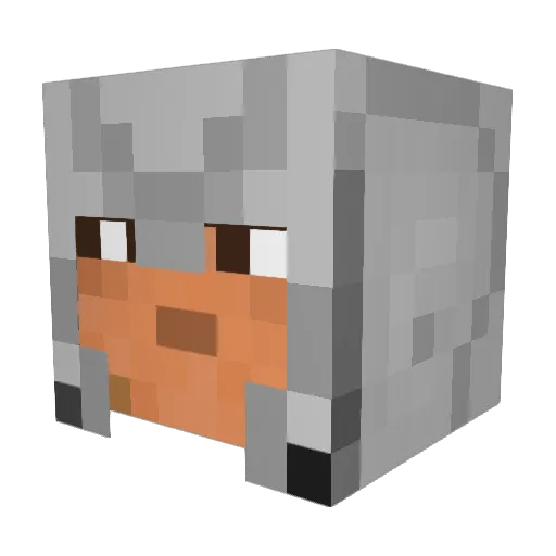 itsmejul Minecraft avatar head, 3D render