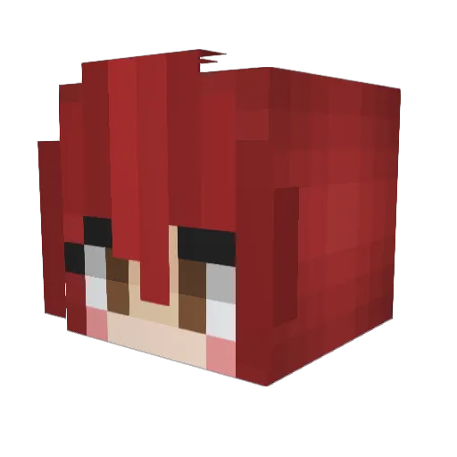 itsmemariii Minecraft avatar head, 3D render