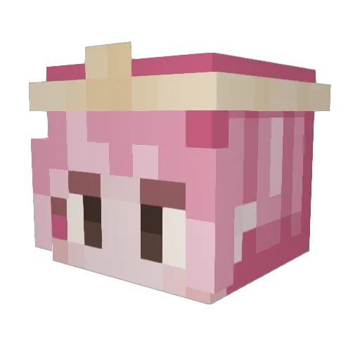 itsmemonsie Minecraft avatar head, 3D render