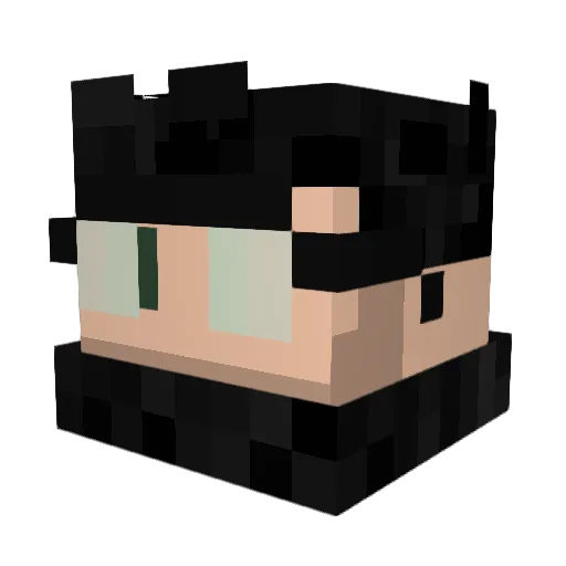 itsmepoots Minecraft avatar head, 3D render