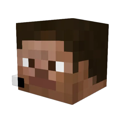 itsmetaras Minecraft avatar head, 3D render