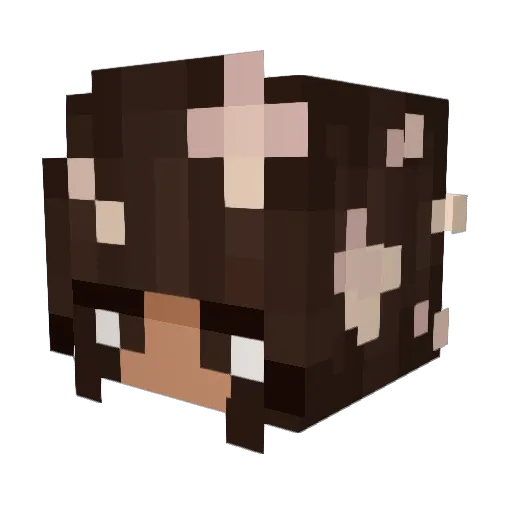 itsmiis Minecraft avatar head, 3D render