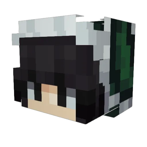 itsmizuzu Minecraft avatar head, 3D render