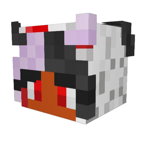 itsmxx Minecraft avatar head, 3D render