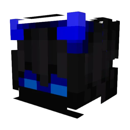itsninjawolf716 Minecraft avatar head, 3D render