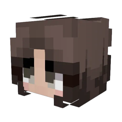 itsniqui Minecraft avatar head, 3D render