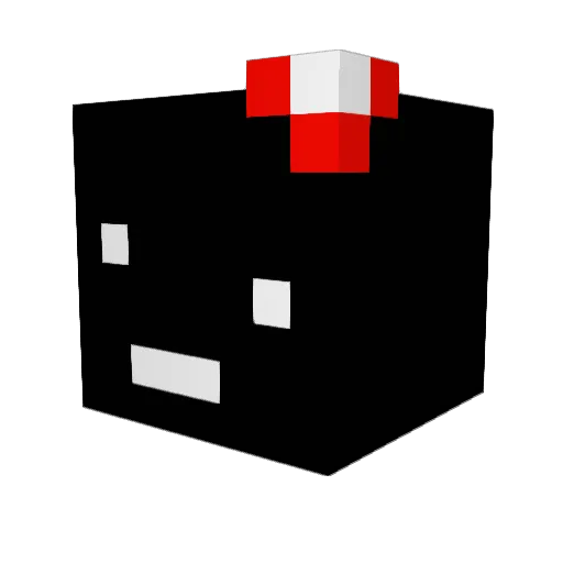 itsnotgra Minecraft avatar head, 3D render