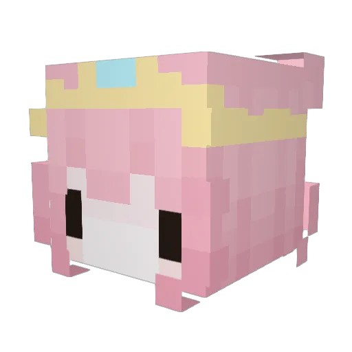 itsnotjes Minecraft avatar head, 3D render