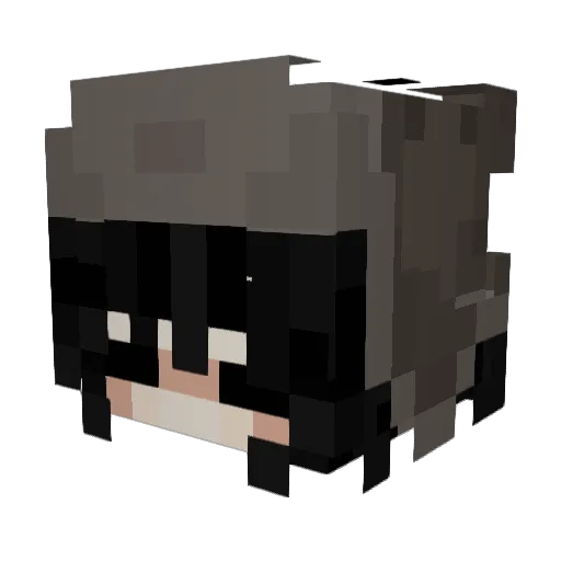 itsnotsah Minecraft avatar head, 3D render