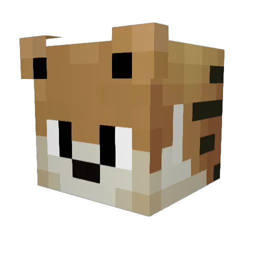 itspauualvarez Minecraft avatar head, 3D render