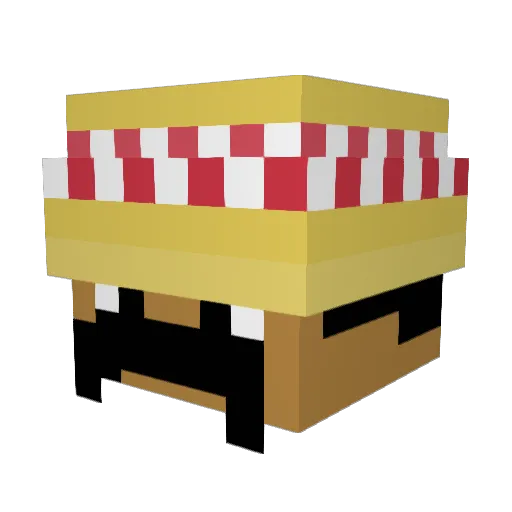 itspeypey Minecraft avatar head, 3D render