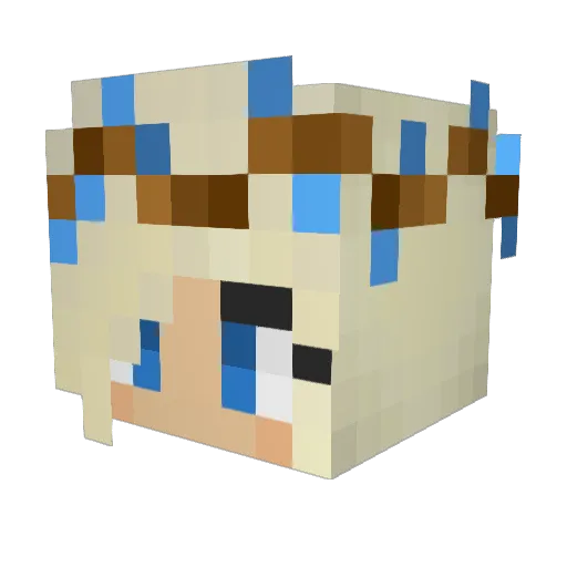 itsprobablymeem Minecraft avatar head, 3D render