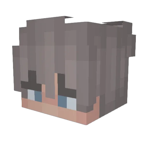 itspumpkinpie Minecraft avatar head, 3D render