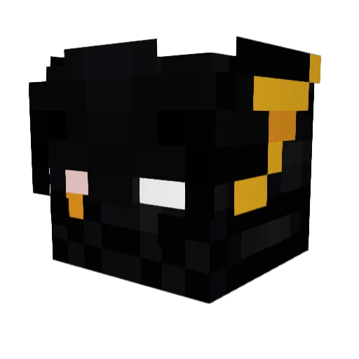 itsraxlxrd Minecraft avatar head, 3D render