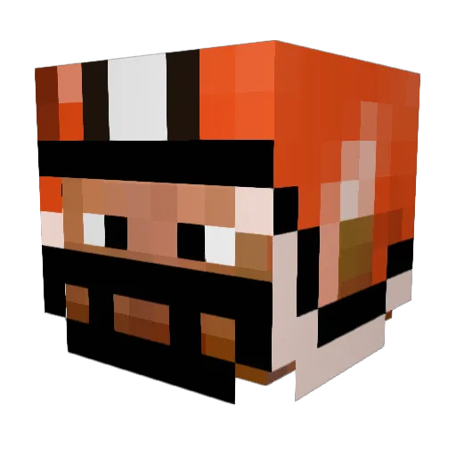 itsreamer Minecraft avatar head, 3D render