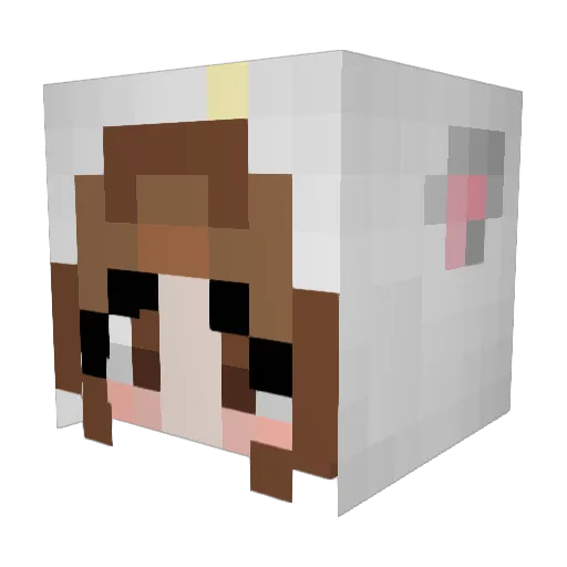 itss_Deh Minecraft avatar head, 3D render