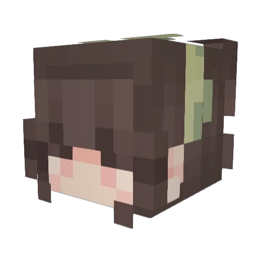 itssschristy Minecraft avatar head, 3D render