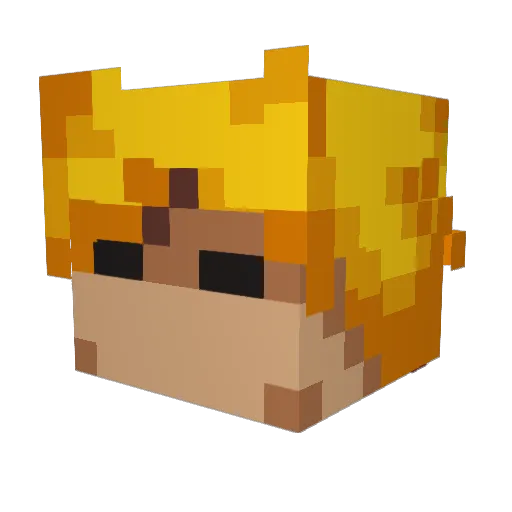 itstodito Minecraft avatar head, 3D render