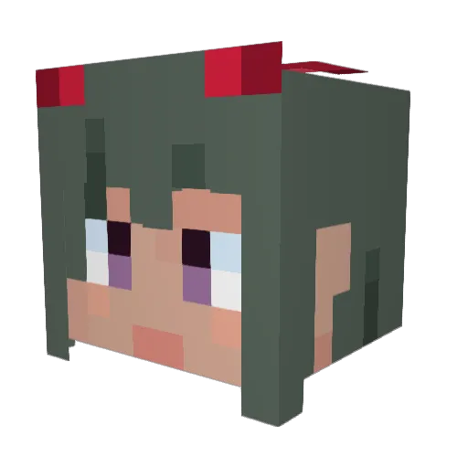 Minecraft-Avatar von itsumaya: Kopf als 3D-Render