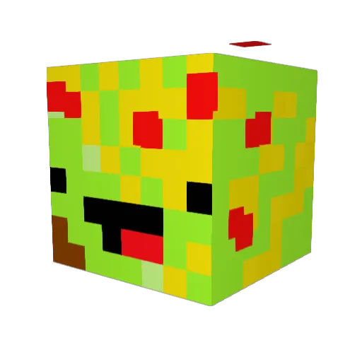 itsurgirl Minecraft avatar head, 3D render