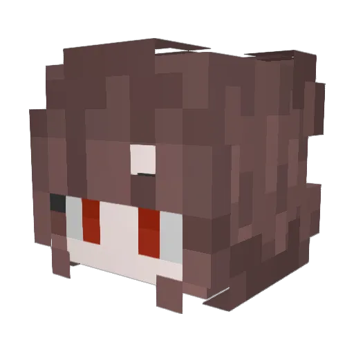 itsvannpyre Minecraft avatar head, 3D render