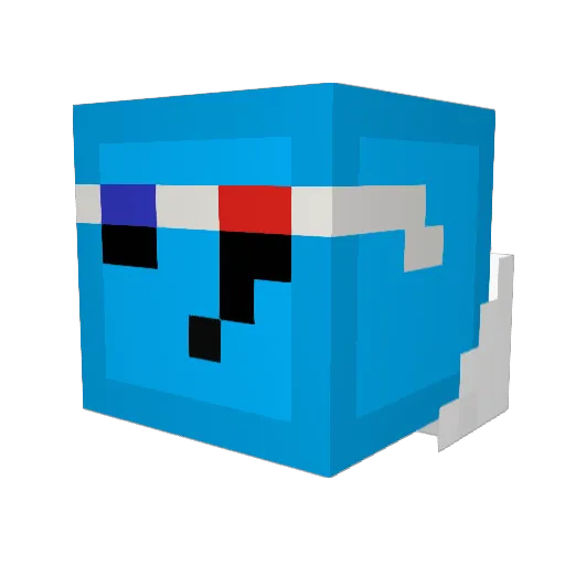 itswibe1 Minecraft avatar head, 3D render