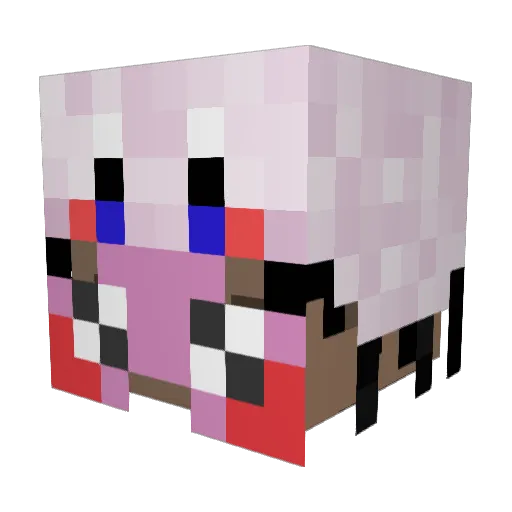 itsyaboymerc Minecraft avatar head, 3D render