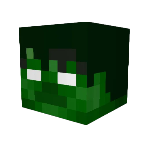 itsyerax Minecraft avatar head, 3D render