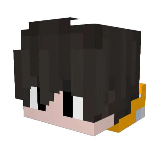 itsyooboi Minecraft avatar head, 3D render
