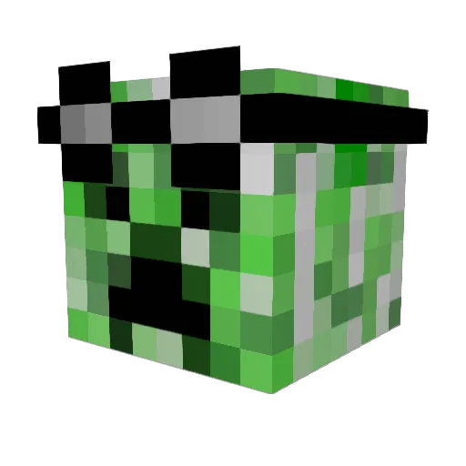 itto1206 Minecraft avatar head, 3D render