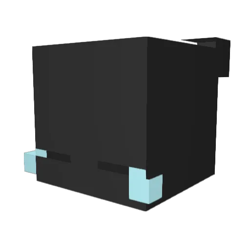 ittryhard Minecraft avatar head, 3D render