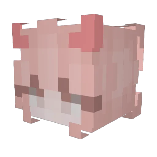 ittybitty2 Minecraft avatar head, 3D render