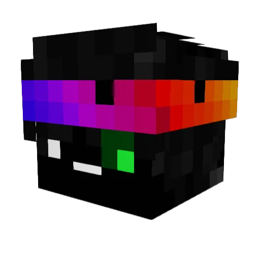 itwilldofornow Minecraft avatar head, 3D render
