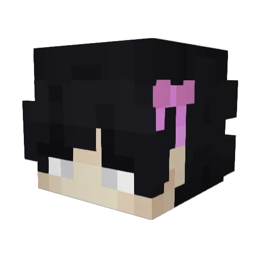 itwlian Minecraft avatar head, 3D render