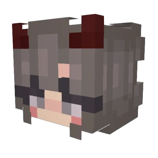 itxkaylee Minecraft avatar head, 3D render