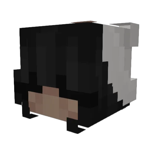 itxzzgali Minecraft avatar head, 3D render