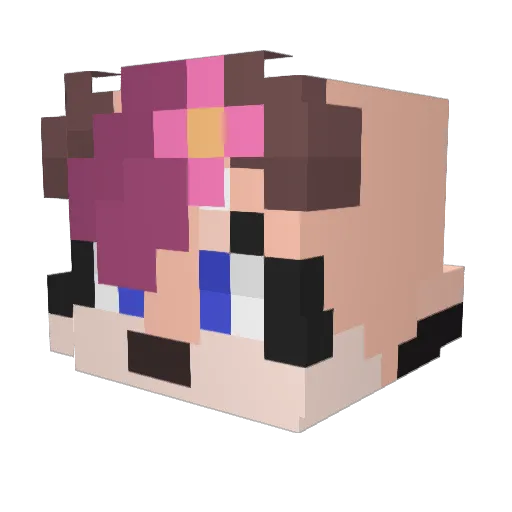 itzBlitzzy Minecraft avatar head, 3D render