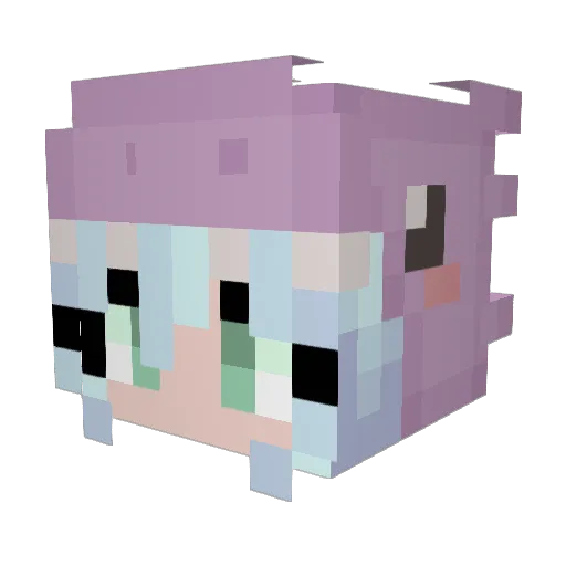 itzDanteHD Minecraft avatar head, 3D render