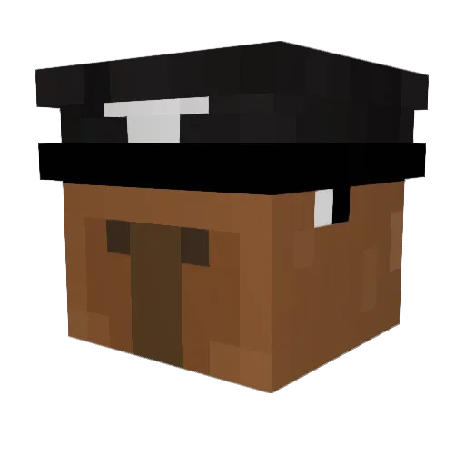 itzGeksogen Minecraft avatar head, 3D render