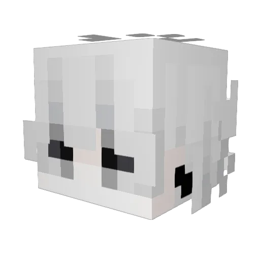 itzHaruz_ Minecraft avatar head, 3D render