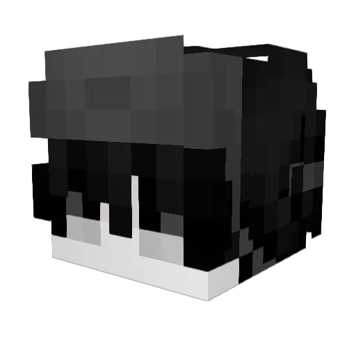 itzLavender Minecraft avatar head, 3D render