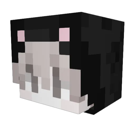 itzNorman Minecraft avatar head, 3D render