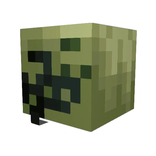 itzRIkIPI Minecraft avatar head, 3D render