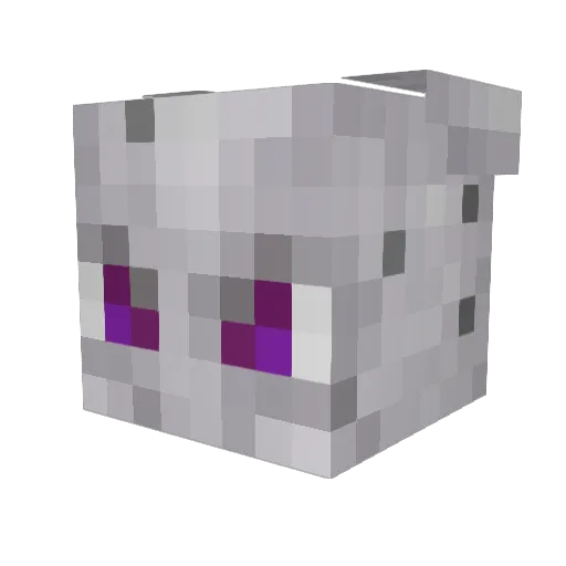 itzScream Minecraft avatar head, 3D render