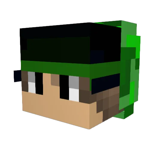 itzSuchy Minecraft avatar head, 3D render